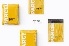 Download Parcel Mailing Shipping Bag 4 Psd Parcel Psd Bag Mockup