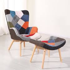 Ce fauteuil au style unique se caractérise par ses teintes contrastées et motifs originaux façon patchwork qui révolutionnera votre intérieur et deviendra un. Fauteuil Scandinave Patchwork Stockholm Designetsamaison Cdiscount Maison