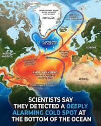 Archaeology - A DEEPLY ALARMING COLD SPOT IN THE NORTH ATLANTIC! 🌊🌍 While  most of the world's oceans are experiencing record-breaking warming trends,  scientists have detected a persistent and highly concerning "cold