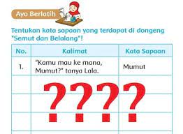 Dari cerita yang berjudul belalang sembah ini aku dapat 4 peristiwa yang terjadi, diantaranya belalang merasa heran dengan kegiatan semut, kemudian bertanya kepada semut tentara yang berjaga, kenapa mereka membawa makanan ke dalam sarang? Tentukan Kata Sapaan Yang Terdapat Di Dongeng Semut Dan Belalang