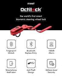 Your vehicle has an electronically controlled steering wheel lock that automatically operates. Octilock First Smart Biometric Steering Wheel Lock SÅ Capital
