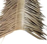 D5 Artificial Synthetic Palm Tiki Thatch Roll 24"x 20' Ridge Cap