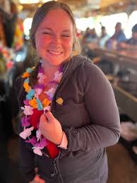 Give it up for Stacy!!! Our first ever employee of the month at The  Evergreen!! She's been with us since 2020 and has shown herself to be  reliable, friendly and always providing