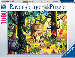 Unfortunately, this puzzle is missing two pieces. Amazon Com Ravensburger 16566 Lions Tigers Bears Oh My 1000 Pc Puzzles For Adults Every Piece Is Unique Softclick Technology Means Pieces Fit Together Perfectly Toys Games