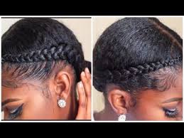 Most of the time two french braids are used in styling the hair. Two Braids Hair Tutorial Braided Hairstyles Two Braid Hairstyles Natural Hair Styles