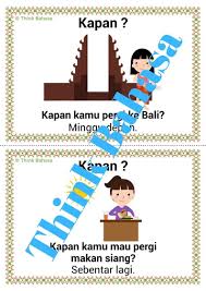 Katatanya Bahasa Indonesia Kapan Contoh Teaching Indonesian Indonesian Language Class Displays Learning Resources
