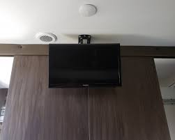If the mount swivels, it should do so without excessive wobbling. Bedroom Tv In 26dbh Forest River Forums