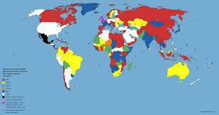 Teams current players all players managers referees. National Association Football Soccer Team Colors Of The World Mapporn