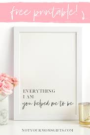 Free Wall Art Decor Gift For Mom For Mother S Day In 2020 Free Mothers Day Cards Gifts For Mom Diy Mothers Day Gifts
