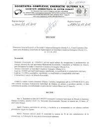 Nu se poate opera in revisal incetarea contractului individual de munca daca contractul este suspendat pentru concediu de in cazul suspendarii cim cu acordul partilor, art. Precizare Complexul Energetic Oltenia