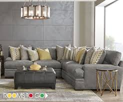 Cindy Crawford Home Palm Springs Gray 3 Pc Sectional Living Room Sectional Sectional Living Room Sets Living Room Grey