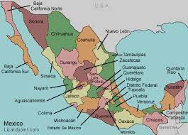 Great free printable for students at geography or history classroom. Test Your Geography Knowledge Mexico Federal States Quiz Lizard Point Quizzes