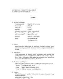 Ruang lingkup penelitian bagian ini memaparkan keluasan cakupan penelitian. Smt 2 Pg411 Statistik Inferensial Sdh Doc