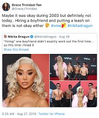 14 2021, published 6:38 p.m. 2003 But Not 2019 Nikita Dragun Vmas Leashes Know Your Meme