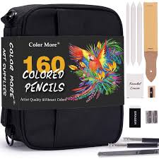 The shaft is wax that has no color or. Amazon Com 160 Color Artist Colored Pencils Set For Coloring Books Soft Core Professional Numbered Art Drawing Pencils For Sketching Shading Blending Crafting Strong Travel Case For Adults Artists Art Supplies Office Products