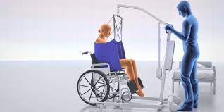 A hoyer lift is a mobility tool used to help seniors with mobility challenges get out of bed or the bath without the assistance of another person. Hoyer Lift Body Sling Transfer To Wheelchair Pasco
