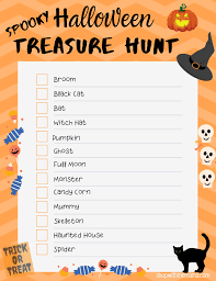 Scavenger hunts are always a fun party game. 25 Halloween Printable Coloring Pages Scavenger Hunts Bingo Cards And More