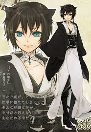 Anime Black And Blue Outfits Anime Boy Neko Black Hair Blue Eyes Anime Guys Neko Boy Neko