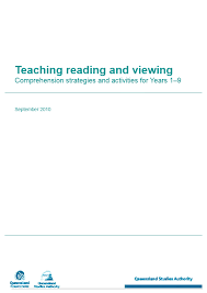 Teaching Reading And Viewing Comprehension Strategies And Activities For Years 1 9 Comprehension Strategies Teaching Reading Comprehension