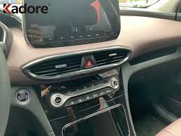 The exterior capabilities and style of this model will be. For Hyundai Santa Fe 2019 2020 Carbon Fiber Center Control Car Interior Air Conditioning Vent Trim Cover Sticker Accessories Interior Mouldings Aliexpress