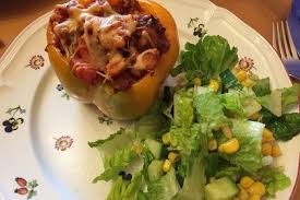 Gefullte Paprika Mit Hahnchen Von Klovesm Chefkoch Rezepte Leichte Kost Kohlenhydratefreies Essen