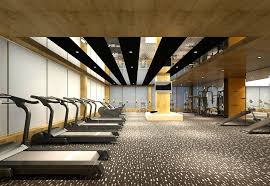 Gym 001 3d Model Highly Detailed Hi Tech Photorealistic Interior Scene Rendered With Vray And 3ds Max 20 Gym Design Home Gym Design False Ceiling Design