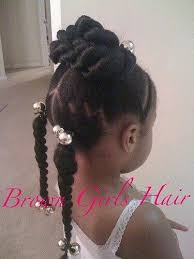 If your girl's hair is voluminous and richly textured, it can be styled into cornrows for an offbeat hairdo. Cute Baby Girl Hairstyle For Every Day Braids Hairstyles For Black Kids