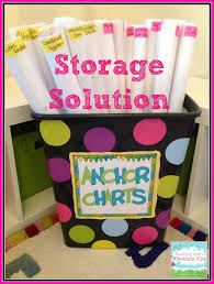 anchor chart storage solutions classroom organization