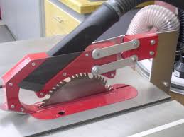 Protetor De Serra Circular De Bancada Com Aspirador Bom Dust Collecting Safety Guard For Table Saw Woodworking Table Saw Accessories Woodworking Table