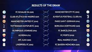 Champions League And Europa League Draw Live Round Of 16 32
