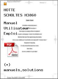 Http Www Manuels Solutions Commander Document Php Ctexte Hotte 20scholtes 20h3860