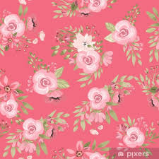 Download hearts and flowers border and use any clip art,coloring,png graphics in your website, document or presentation. Beautiful Seamless Tileable Pattern With Watercolor Flowers Love Pigeons And Hearts Background Poster Pixers We Live To Change