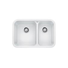 Blanco Evier Sous Plan De Cuisine Vision Blanc 402146 Reno Depot