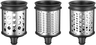 Grind the meat in batches: Kitchenaid Rasp And Grater Pack For Kitchenaid Food Processor Fits The New Vegetable Cutter Amazon De Kuche Haushalt