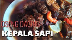 Oseng Daging Kepala Sapi Menu Favorit Sukabumi Youtube