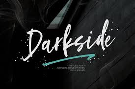 How to choose a font. Darkside Font
