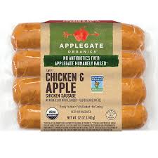 Simply made with love chicken apple sausage skillet ii. Applegate Organic Chicken Apple Sausage Shop Sausage At H E B
