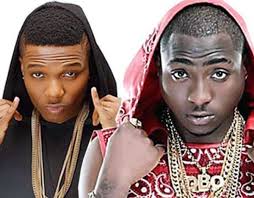 Image  for Wizkid, a.k.a Star boy with his arch-rival Davido,