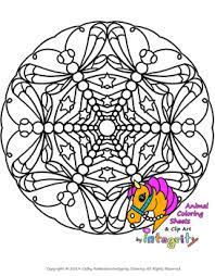 Patterns and abstract shapes can help your mind relax through the act of coloring. Insect Mandala Coloring Sheets Butterflies Bees Ladybugs Ants Dragonflies