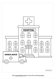 Coloring pages for hospital are available below. Hospital Coloring Pages Free Buildings Coloring Pages Kidadl