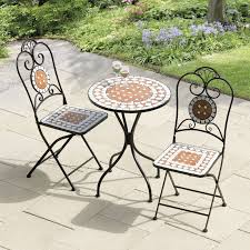 Suntime Outdoor Living Diamond Mosaic 3 Piece Bistro Set Outdoor Patio Furniture Sets Outdoor Patio Decor Outdoor Bistro Set