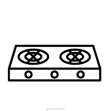 Free printable bread coloring worksheets. Stove Coloring Page Ultra Coloring Pages