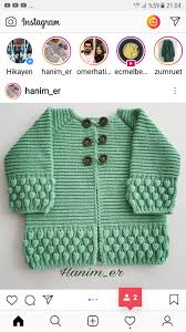 Ali Feristah Sevil Adli Kullanicinin A1 Kiz Bebek Kazaklari Panosundaki Pin Orgu Bebek Yelek Triko