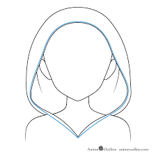 Learn to draw a hoodie. ÙŠØ¯Ø¹Ùˆ Ø²Ø± Ø§Ù„Ø¹Ø§Ø¨ Ù†Ø§Ø±ÙŠÙ‡ Girl In Hoodie Drawing Easy Cabuildingbridges Org
