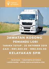 Iklan jawatan kosong di institut penyelidikan dan. Portal My Kerja Senarai Jawatan Kosong Pemandu Lori Facebook