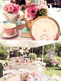 Planning a party for your kiddos fit for the mad hatter, cheshire cat, or the queen of hearts? Vintage Alice In Wonderland Tea Party Hostess With The Mostess Tea Party Baby Shower Alice Tea Party Alice In Wonderland Tea Party