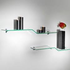 Set Mensole Moderne In Vetro Curvato Bolis Italia