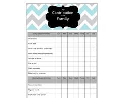 Chore Charts For Home Worksheets Teaching Resources Tpt