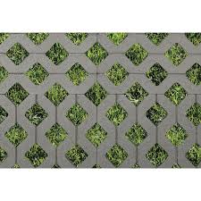 The bedding sand should be loosely and evenly screeded at a depth of 1 to 1 1/2 inches. Oldcastle Turfstone 16 In X 3 In X 24 In Gray Concrete Paver 40 Pieces Pallet 10300094 The Home Depot