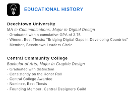 how to list degree on resume education